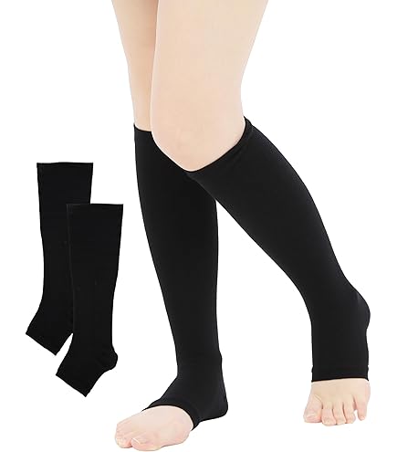 Amazon | ムクミキュアオープントゥタイプ 着圧ソックス MLサイズ 1足